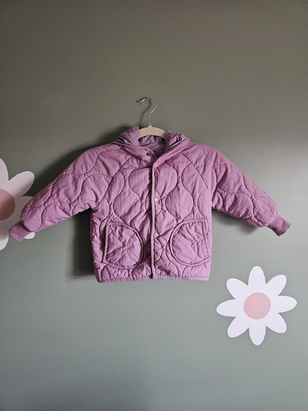 Zara Quilted Hooded Jacket
